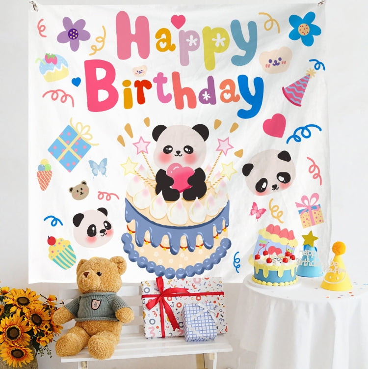 Birthday Layout Hanging Cloth Children Photo Wall Cloth, Size: 180x200cm Velvet(5) by buy2fix