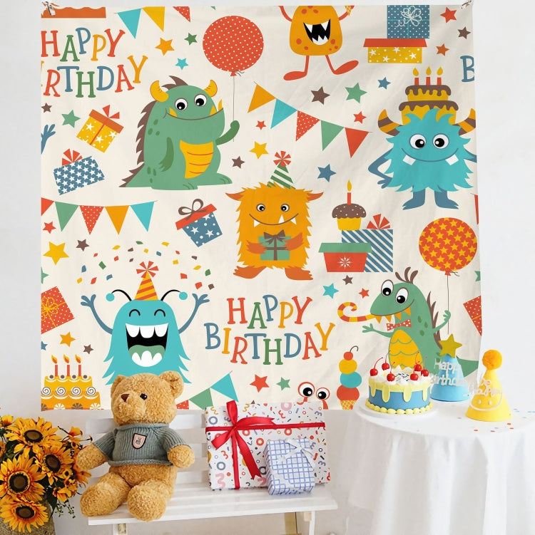 Birthday Layout Hanging Cloth Children Photo Wall Cloth, Size: 180x230cm Velvet(36) by buy2fix