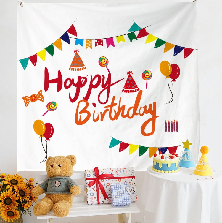 Birthday Layout Hanging Cloth Children Photo Wall Cloth, Size: 180x230cm Velvet(39) by buy2fix
