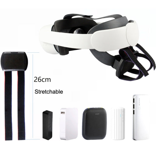 For Oculus Quest / Quest 2 VR All-in -one Charging Belt Accessories(Black) by buy2fix