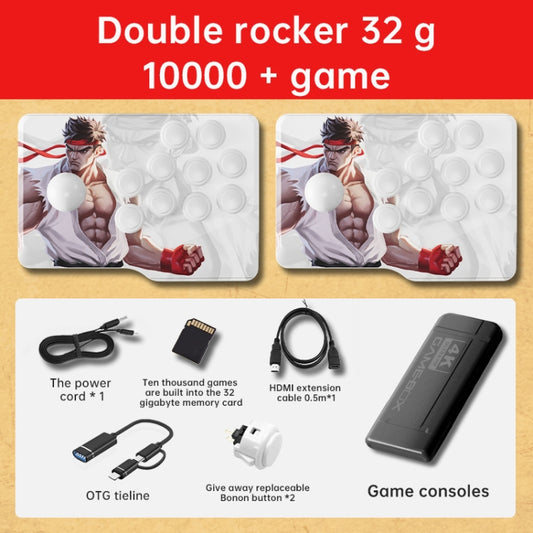K9 Game Console Home TV Double Battle Simulator 32G Table Control Edition Built-in 10000 Games by buy2fix