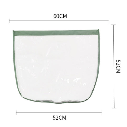 Electric Vehicle Charging Port Magnetic Transparent Rain Cover(Green) by buy2fix