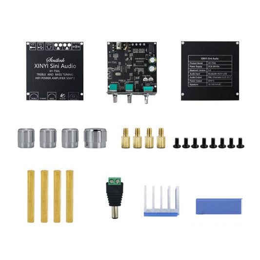 XY-T50L 12V Bluetooth 5.0 Audio Digital Class D Receiver Module With Amplifier by buy2fix