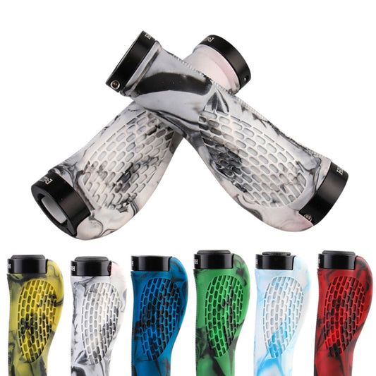 MZYRH 1pair Mountain Bike Bicycle Handlebar Grips Protective Covers(Black Blue) by MZYRH