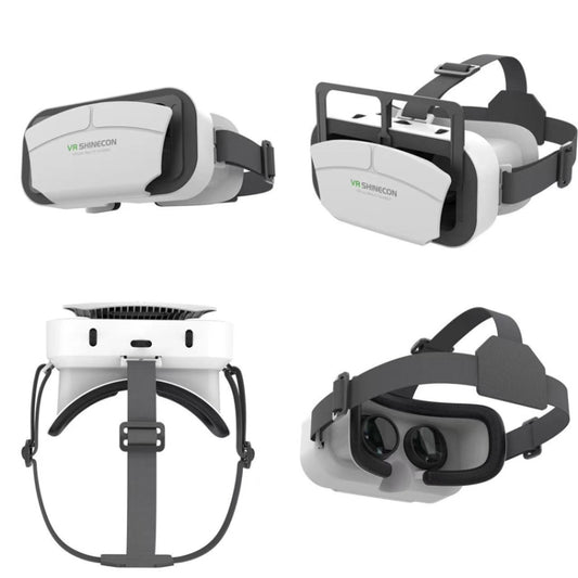 VRSHINECON G12 VR Glasses 3D Movie All In One Game Machine Immersive Virtual Reality Glasses(White) by VRSHINECON