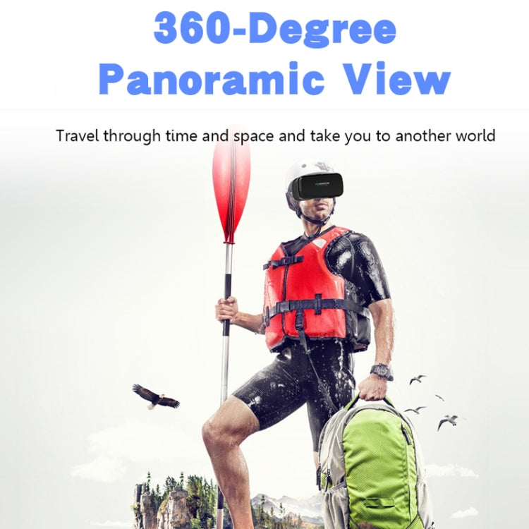 VR SHINECON G06A+B01 Handle Mobile Phone VR Glasses 3D Virtual Reality Head Wearing Gaming Digital Glasses by VR SHINECON