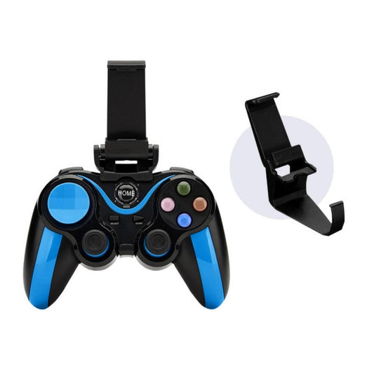 VR SHINECON S9 For Android/iOS Phones Wireless Bluetooth Direct Play Game Handle With Holder(Blue Black) by VR SHINECON