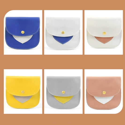 Portable Large Capacity PU Sanitary Napkin Pad Storage Bag(Blue+White) by buy2fix