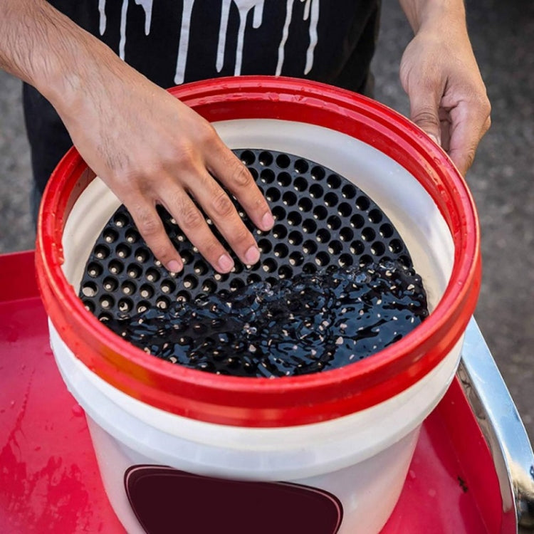 Car Wash Barrel Gravel Filter Isolation Net, Size: Large 26cm(Black) by buy2fix