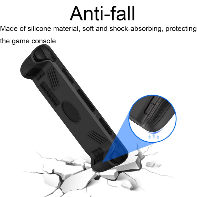 For Steam Deck V3 Non-slip Silicone Protective Case for Pocket Consoles(Black) by buy2fix
