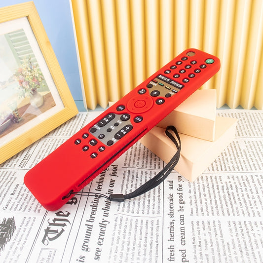 Y46 Remote Control Anti-Fall Silicone Protective Case For Sony RMF-TX600C/P/U/E 500U/E(Red) by buy2fix