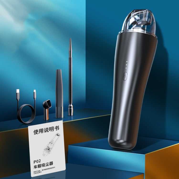 P02 Vehicles / Household High Power Large Suction Portable Wireless Handheld Vacuum Cleaner(Star Black) by buy2fix