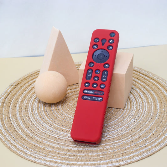 Y56 Voice Remote Silicone Anti-Fall Protective Case For Sony RMF-TX800U/C/P/T/900U(Red) by buy2fix