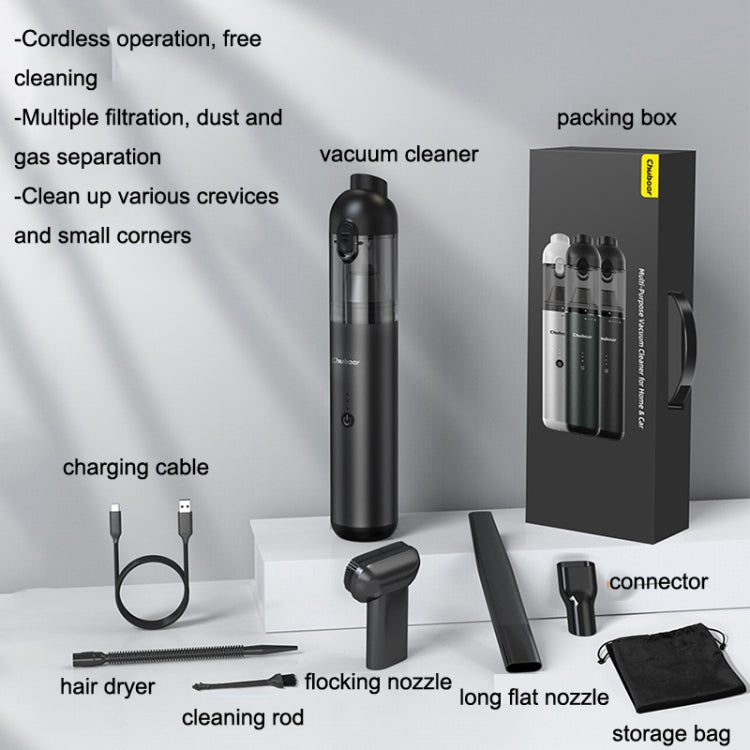 P03 16000Pa Strong Suction High Power Portable Handheld Wireless Car Vacuum Cleaner(Star Black) by buy2fix