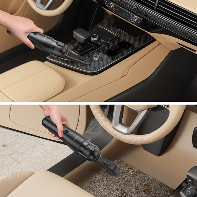 P06 12V High Power Portable Wireless Vehicles / Household Vacuum Cleaner(Black) by buy2fix