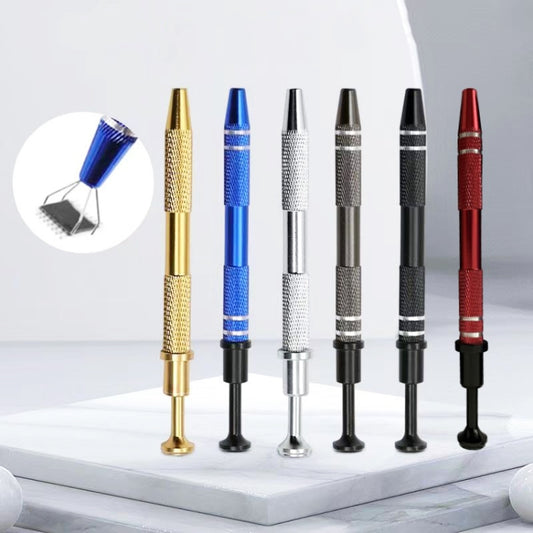 2pcs IC Chip Picker Electronic Component Parts Picker Capacitor IC Grabber Clips(Blue) by buy2fix