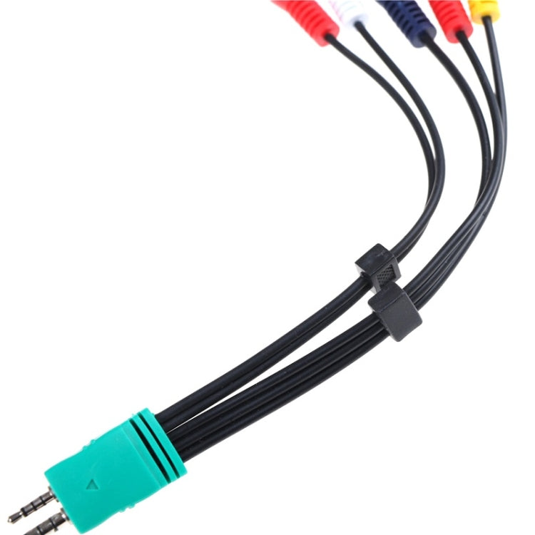for Samsung 3.5+2.5 to 5RCA Double-head LCD TV AV Cable Component Signal Cable by buy2fix
