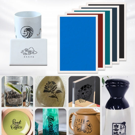 DAJA Carved Color Paper For Ceramic / Glass / Stone / Crystal / Jade(Green) by DAJA