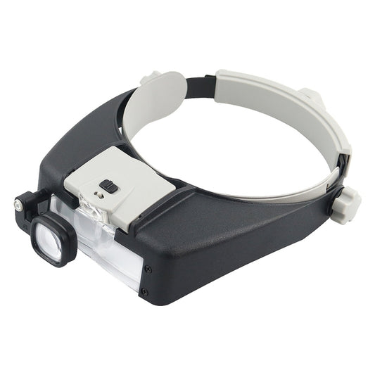 81007-AP LED Light Head-mounted Electronic Repair Tool Magnifying Glass by buy2fix