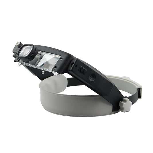 81007-P LED Light Head-Mounted Electronic Repair Tool Magnifying Glass by buy2fix
