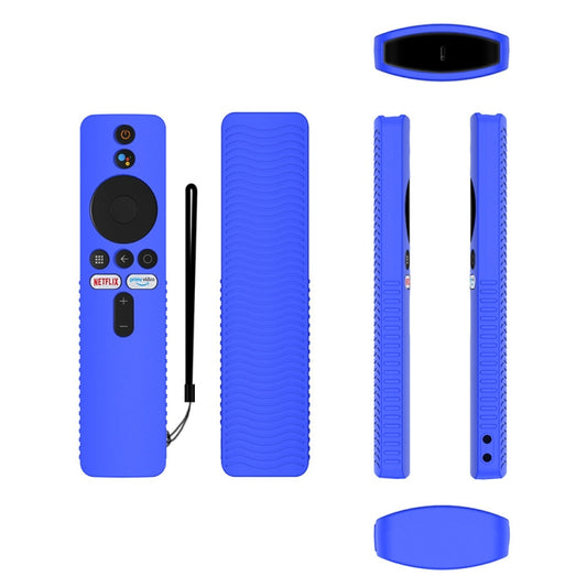 For Xiaomi 4K TV Stick Y48 Remote Control Anti-Drop Silicone Protective Cover(Blue) by buy2fix