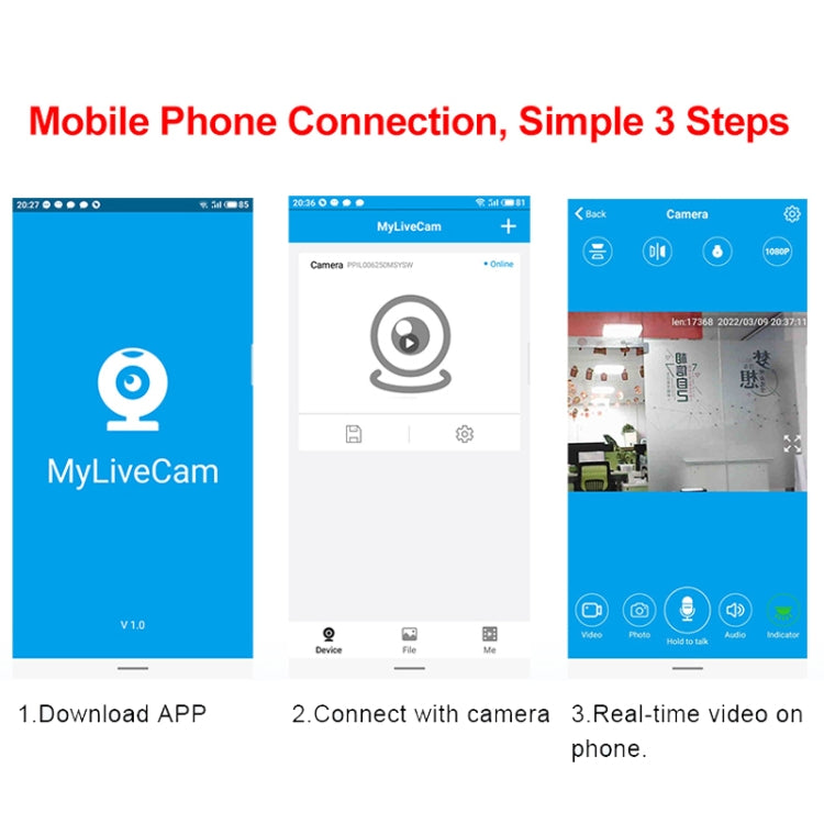 WK11 Smart WiFi Children Monitor 1080P HD Sports Photography Network Camera by buy2fix