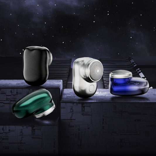 Electric Mini Shaver USB Rechargeable Waterproof Portable Razor(Black) by buy2fix