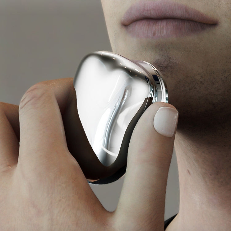 Electric Mini Shaver USB Rechargeable Waterproof Portable Razor(Gradient Blue) by buy2fix