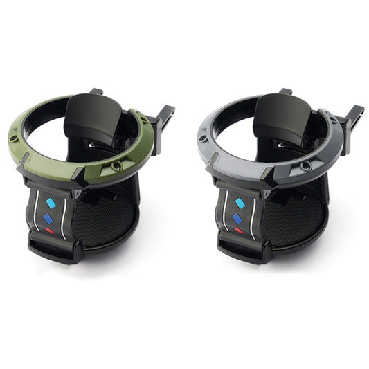 Car Air Conditioner Air Outlet Water Cup Holder Ashtray With Hook(Black Green) by buy2fix