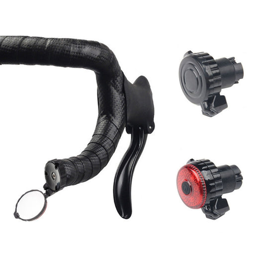 Bicycle Handlebar Folding Rearview Mirror, Color: No Light by buy2fix