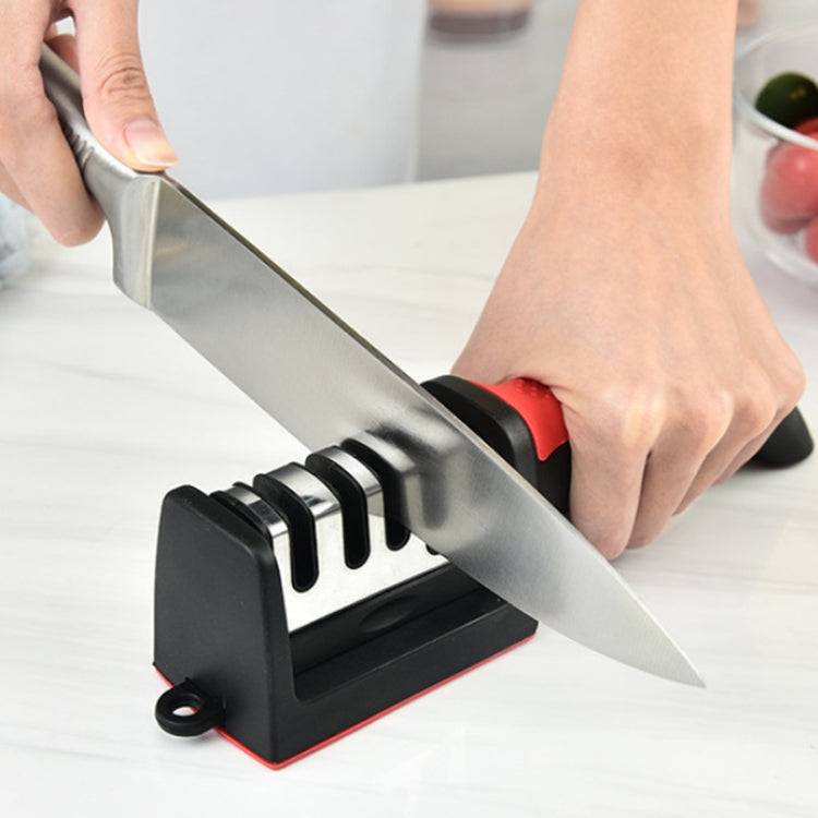 Kitchen Multifunctional Hangable Multi-segment Handheld Knife Sharpener, Specification: 3 Stage by buy2fix