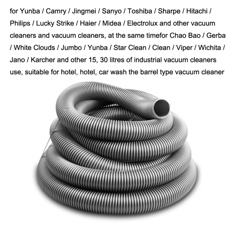 For Jieba / Baiyun BF501 / 502 Vacuum Cleaner Accessories Threaded Hose(Silver Gray) by buy2fix