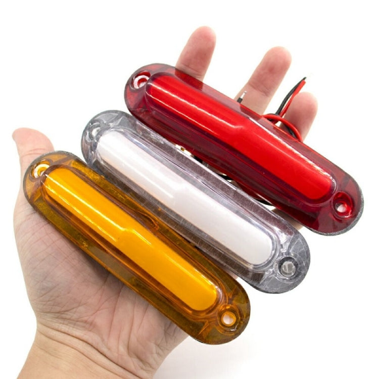 4pcs MK-162 6LED Light Guide Side Light 10-30V Trailer Side Tail Light(Yellow) by buy2fix