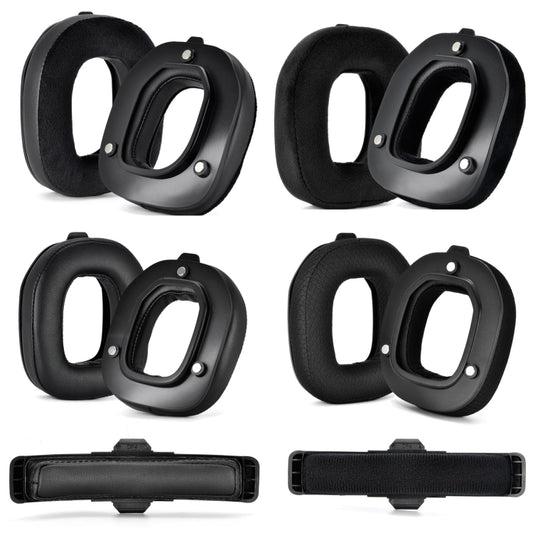 For Logitech Astro A50 Gen4 Headset Replacement Accessory ,Spec: 2pcs Protein Leather Earmuffs by buy2fix