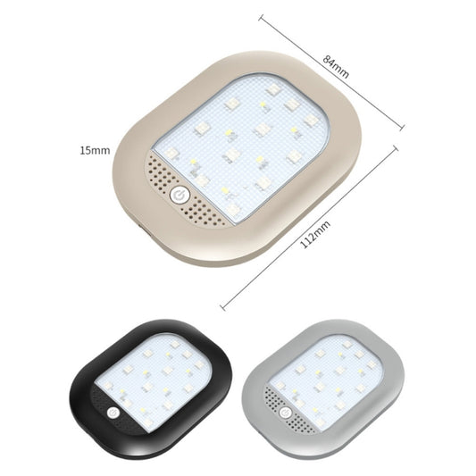 Car Colorful Strong Magnetic LED Lighting Reading Lights(Black) by buy2fix