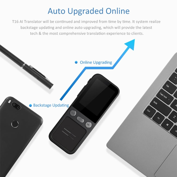T16 Smart AI Translation Travel Translator Supports 138 Language Mutual Translation 14 Offline Translation(Black) by buy2fix