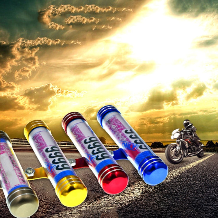 TF-2224 2pcs Multifunctional Waterproof Motorcycle Tax Bill Collection Tube(Black) by buy2fix