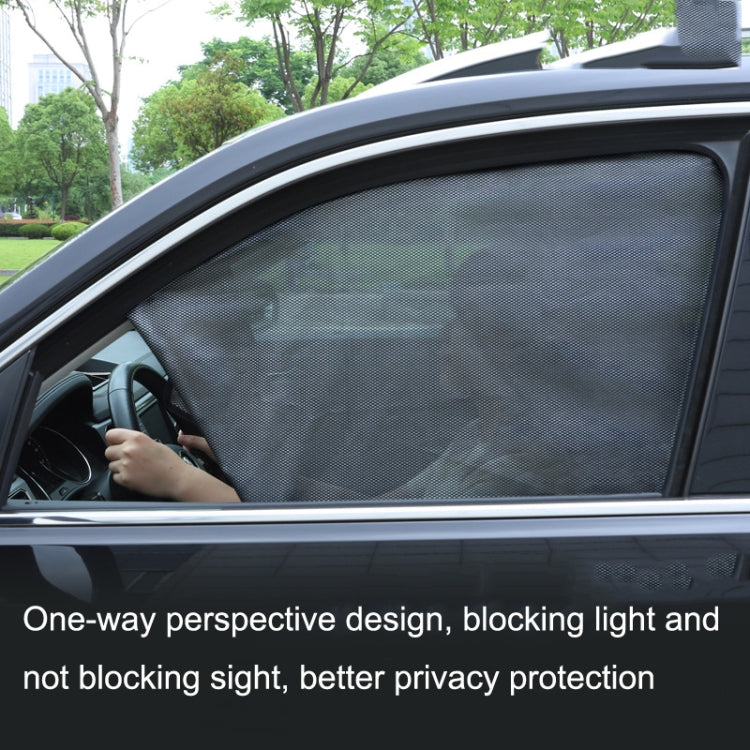 Car Sunshade Magnetic Iron Reflective Mesh Gauze Sunscreen Heat Insulation Sunshade Baffle(Front Window Co-driving) by buy2fix