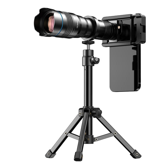 Apexel APL-36XJJ020 36X HD Telescope Universal Telephoto Phone Lens + Clip + Tripod Set by APEXEL