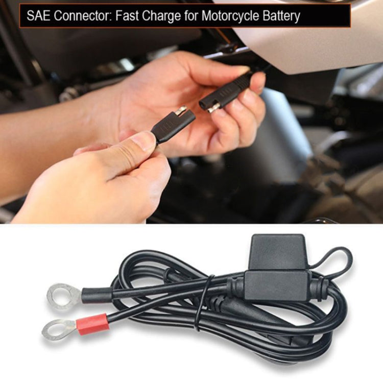 B065 Motorcycle Quick Disconnect SAE Extension Cable Battery SAE Connection Cable by buy2fix
