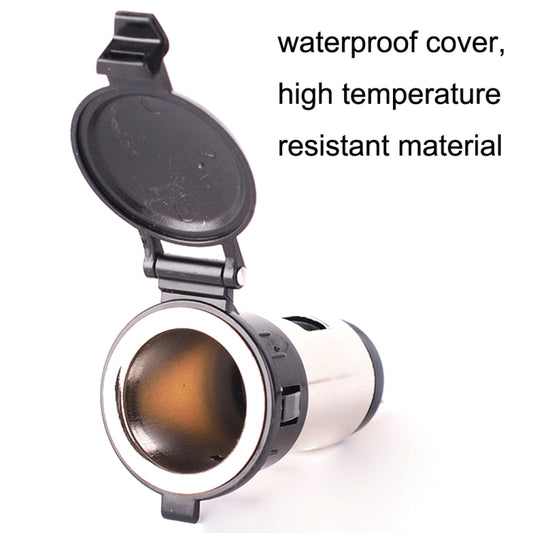 Car Cigarette Lighter Socket Waterproof Power Supply 120W/250W Modification 12/24V Cigarette Lighter Mother Seat by buy2fix