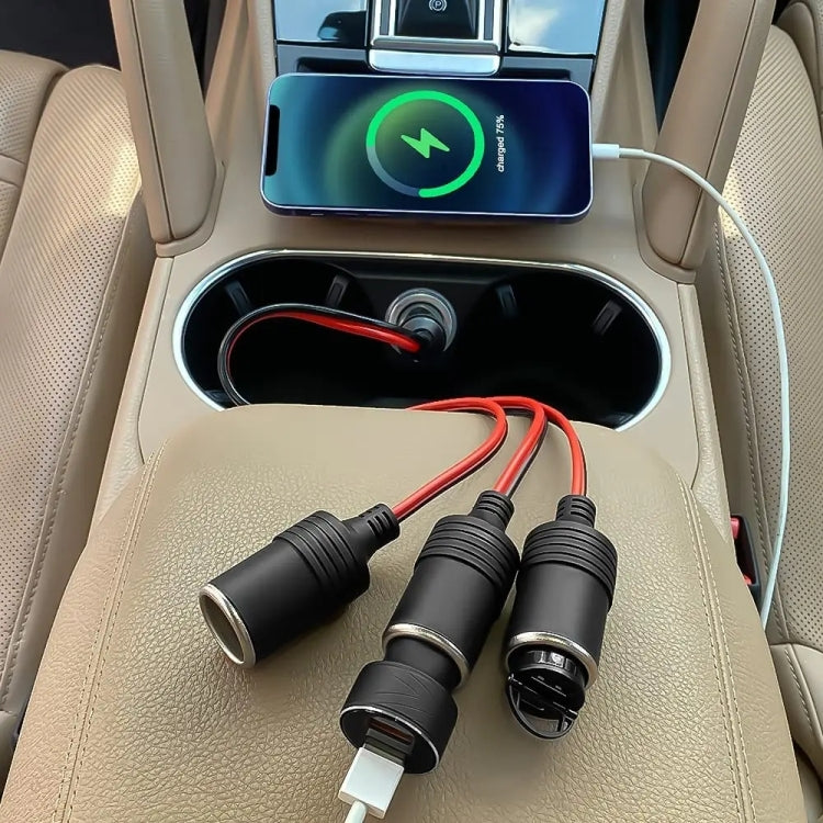 4 In 1 Auto High Power Cigarette Lighter Car Charger by buy2fix