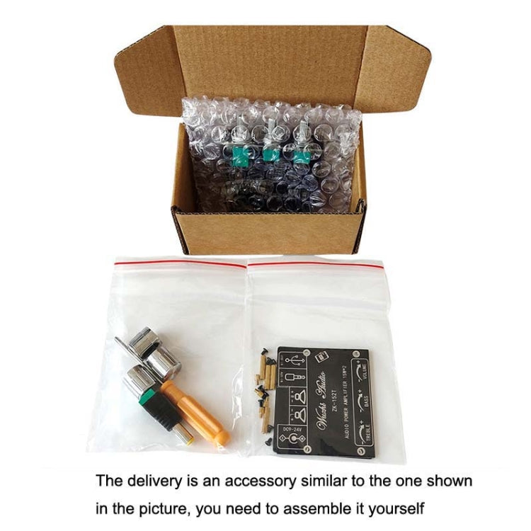 ZK-152T Mini Bluetooth 5.1 Receiving Audio Module With Power Amplifier Digital D Stereo Dual Channel by buy2fix