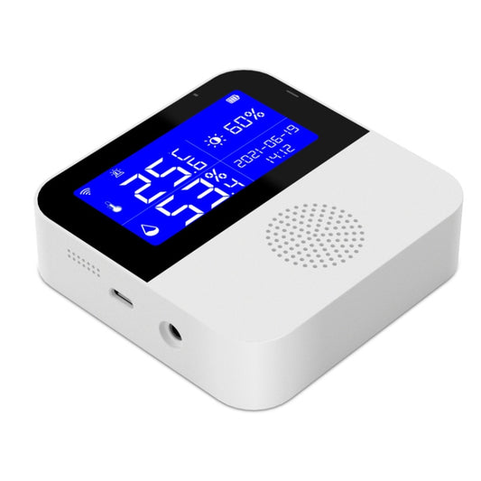 Tuya WIFI Temperature And Humidity Sensor With 2.9inch LCD Display,Spec: With Sensing Line by buy2fix