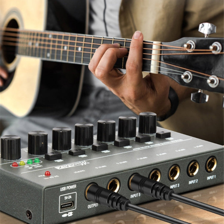 8 Way Mixer With Single Channel Stereo Switching Mini Signal Hybrid Small Audio by buy2fix