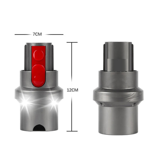 For Dyson V7 V8 V10 V11 V15 Vacuum Cleaner Suction Head Adapter with LED Light by buy2fix