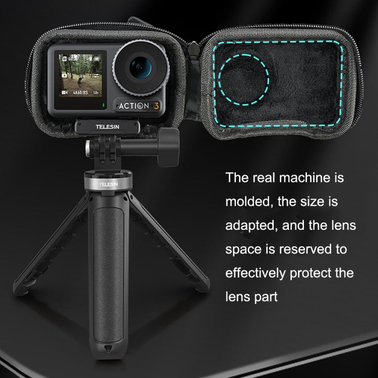 For DJI Osmo Action 3 TELESIN OA-BAG-002 Body Protective Bag Mini Storage Package Camera Accessories(Black) by TELESIN