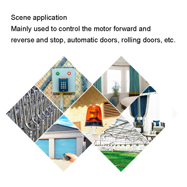 12V Motor Positive and Reverse Remote Control Receiver Board(Without Remote Control) by buy2fix