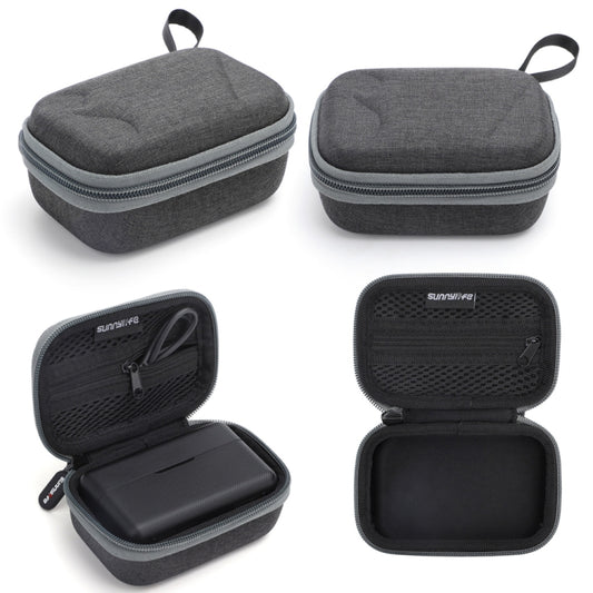For DJI MIC Sunnylife B557 Wireless Microphone Portable Protective Box Storage Bag(Dark Gray) by Sunnylife