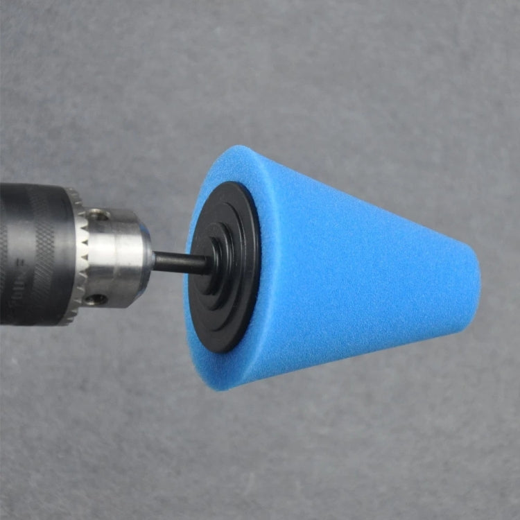 Car Cone 3 inch Polishing Sponge Waxing Sponge Wheel(Blue) by buy2fix